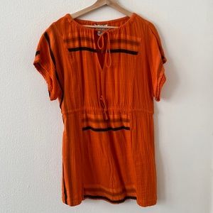 Ace & Jig turnaround tunic in orange.